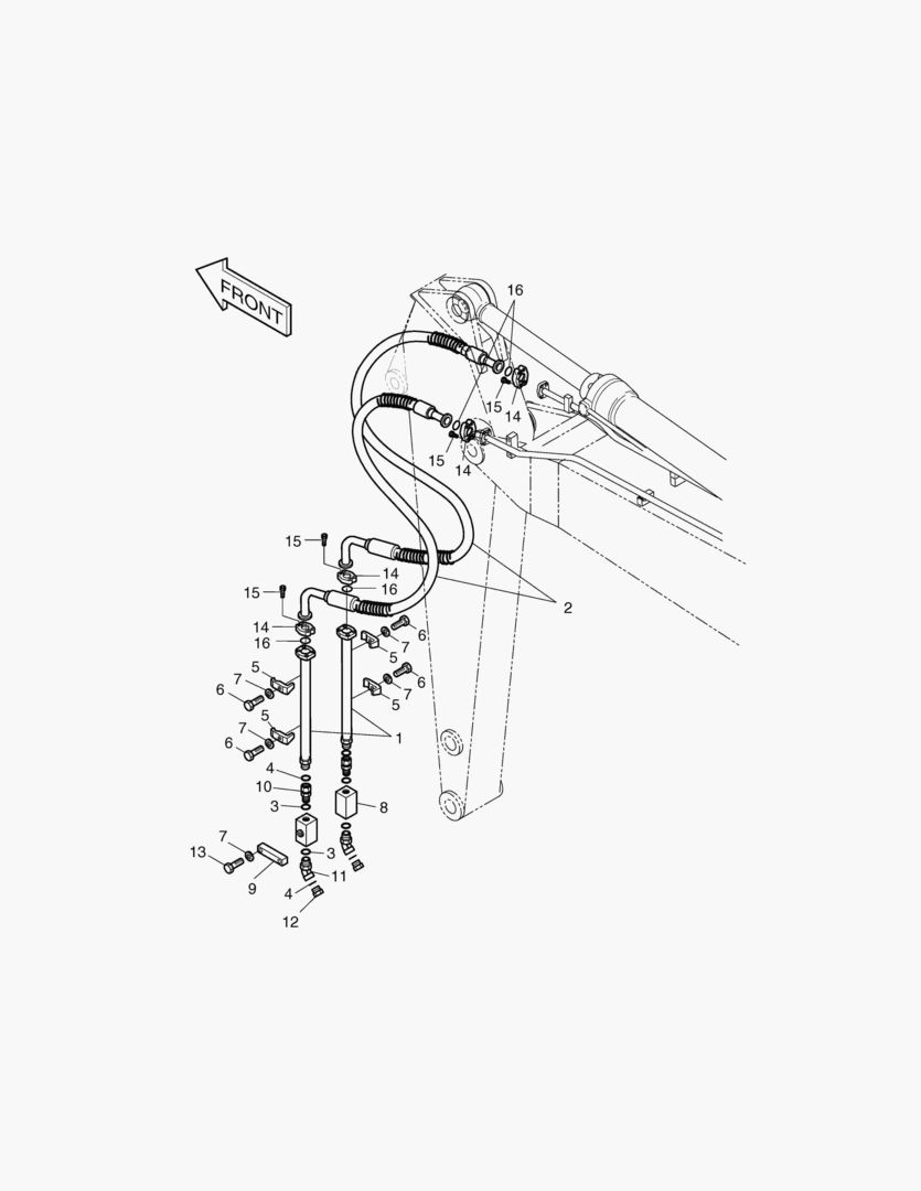Спецтехника 6500 ARM PIPING-ARM 3.5m(ONE & TWO WAY) [1001~1329] - главное фото