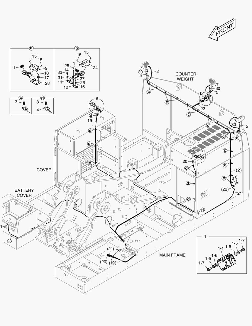 7000 AROUND VIEW MONITOR - HARNESS