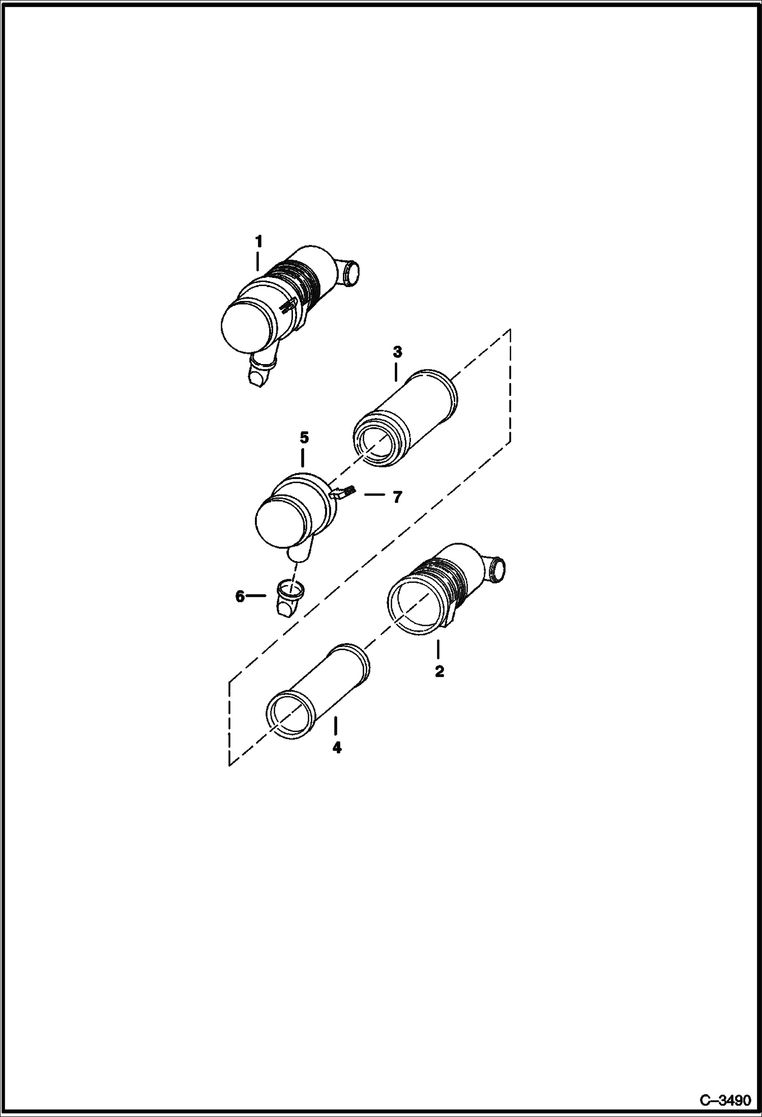 Схема ВОЗДУШНЫЙ ФИЛЬТР