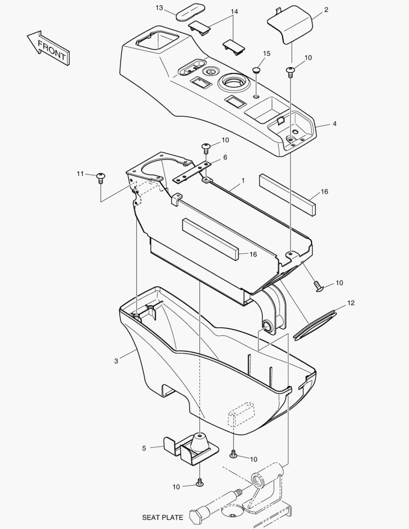 ПУЛЬТ УПРАВЛЕНИЯ - ПРАВОСТОРОННИЙ