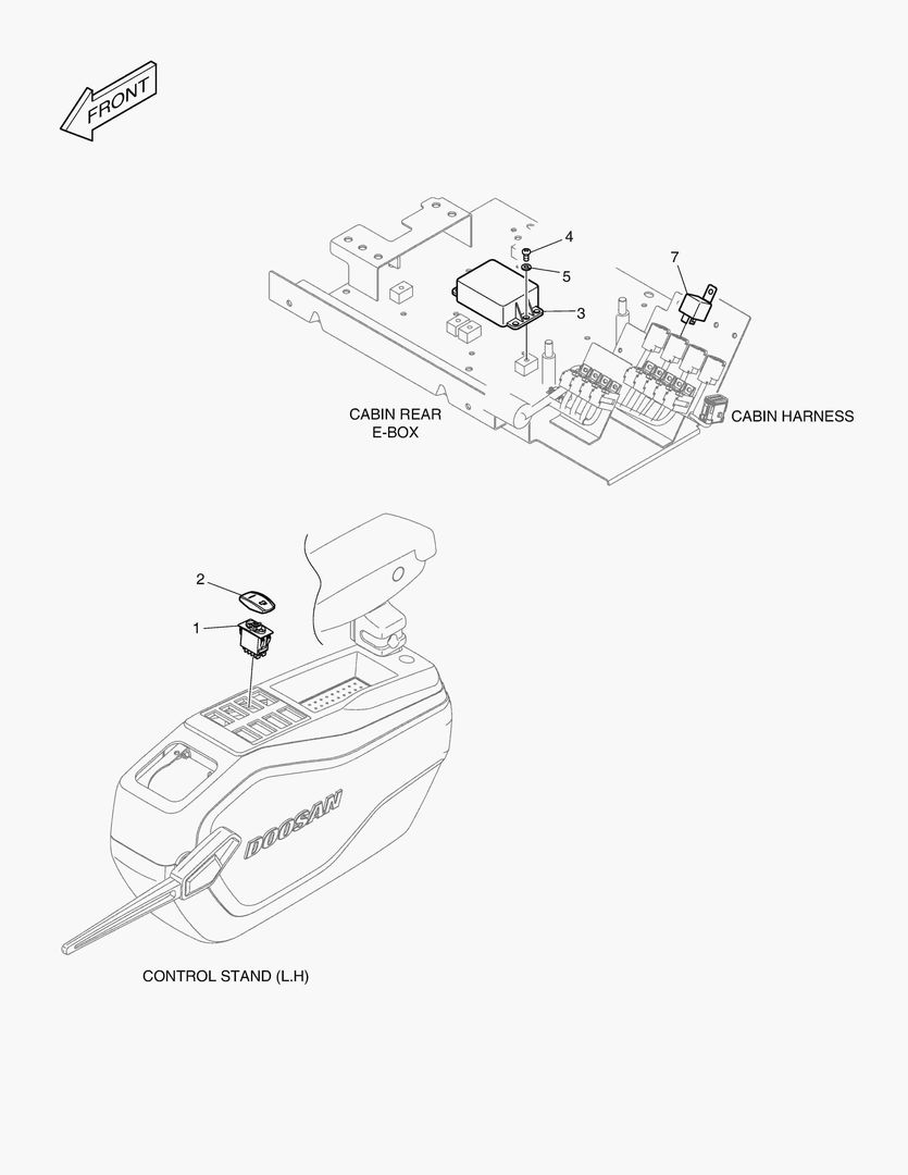 6590 AIR COMPRESSOR MOUNTING - ELECTRIC