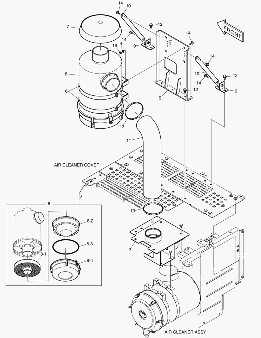 ВОЗДУХООЧИСТИТЕЛЬ - НЕФТЯНАЯ СМАЗКА