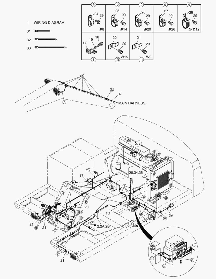 ЭЛЕКТРОПРОВОДКА(3)-СОПРЯЖЕННЫЕ ДЕТАЛИ