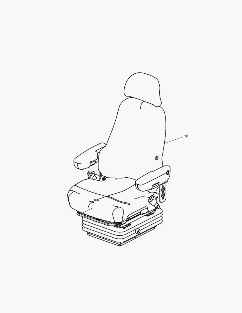 G500-6 DRIVER`S SEAT