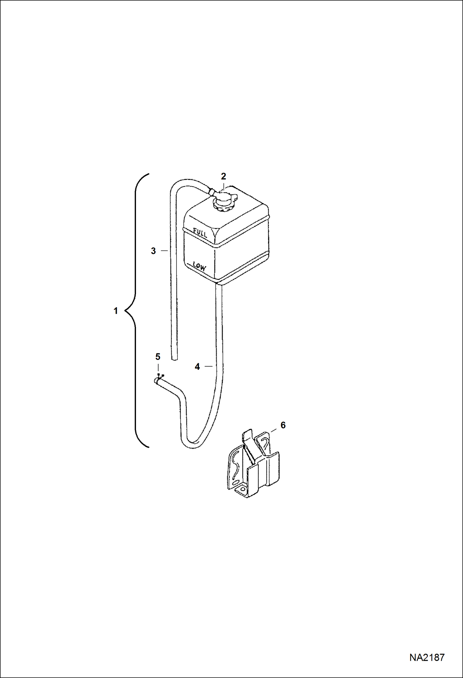 Схема ЗАПАСНОЙ БАК (KUBOTA)