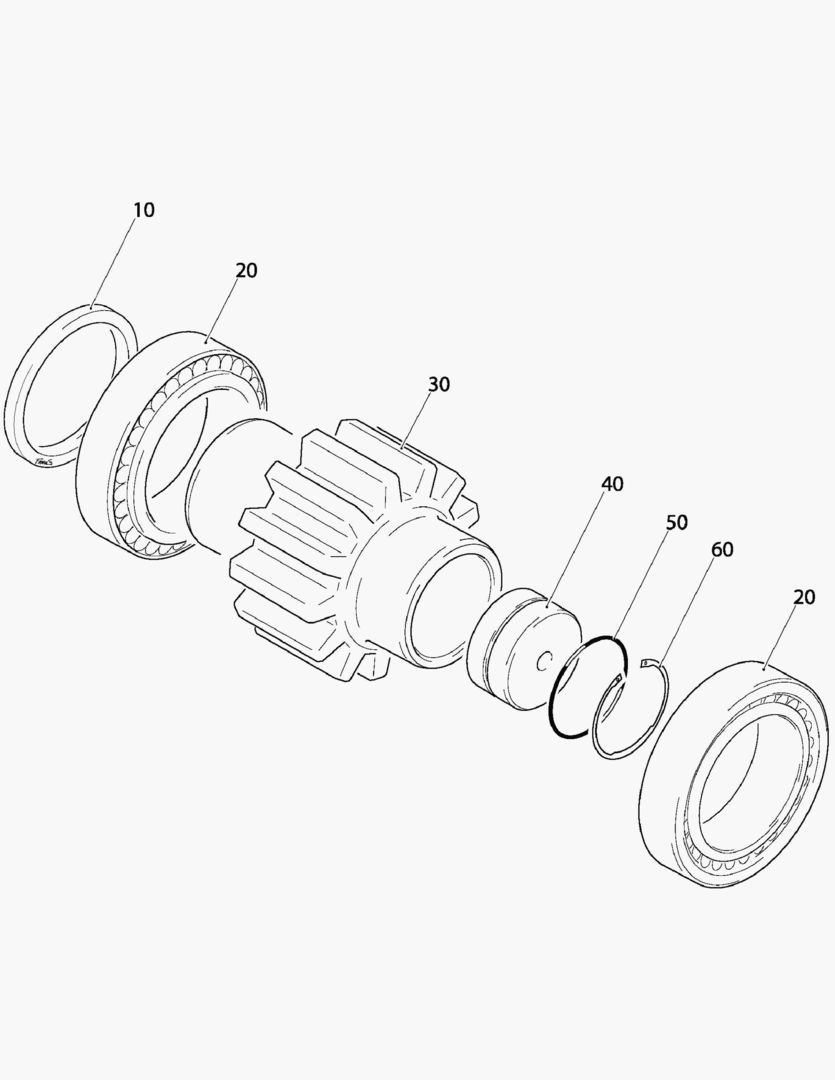 Спецтехника G090-6 PINION DRIVE