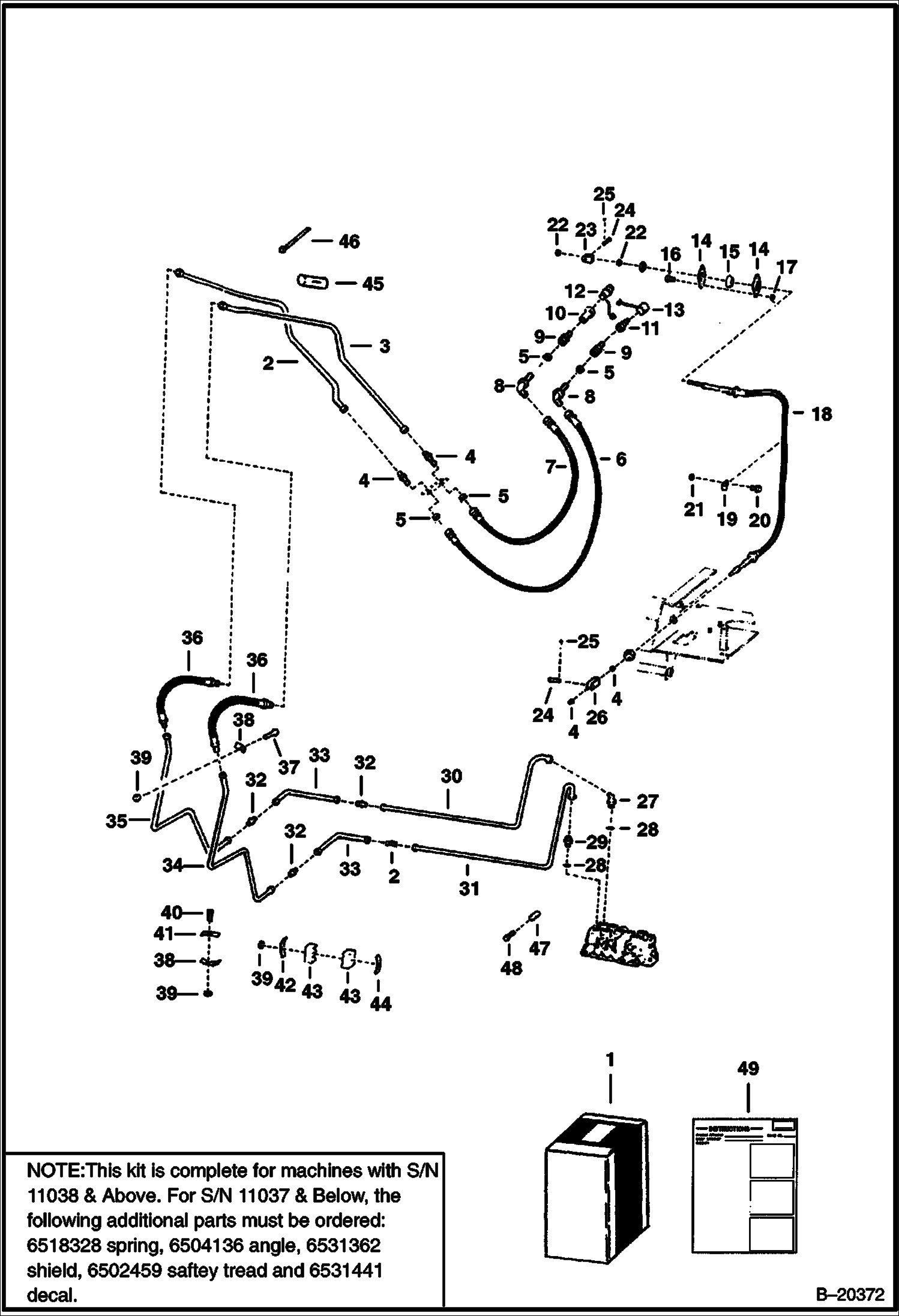 КОМПЛЕКТ ВСПОМОГАТЕЛЬНЫХ ГИДРОСИСТЕМ