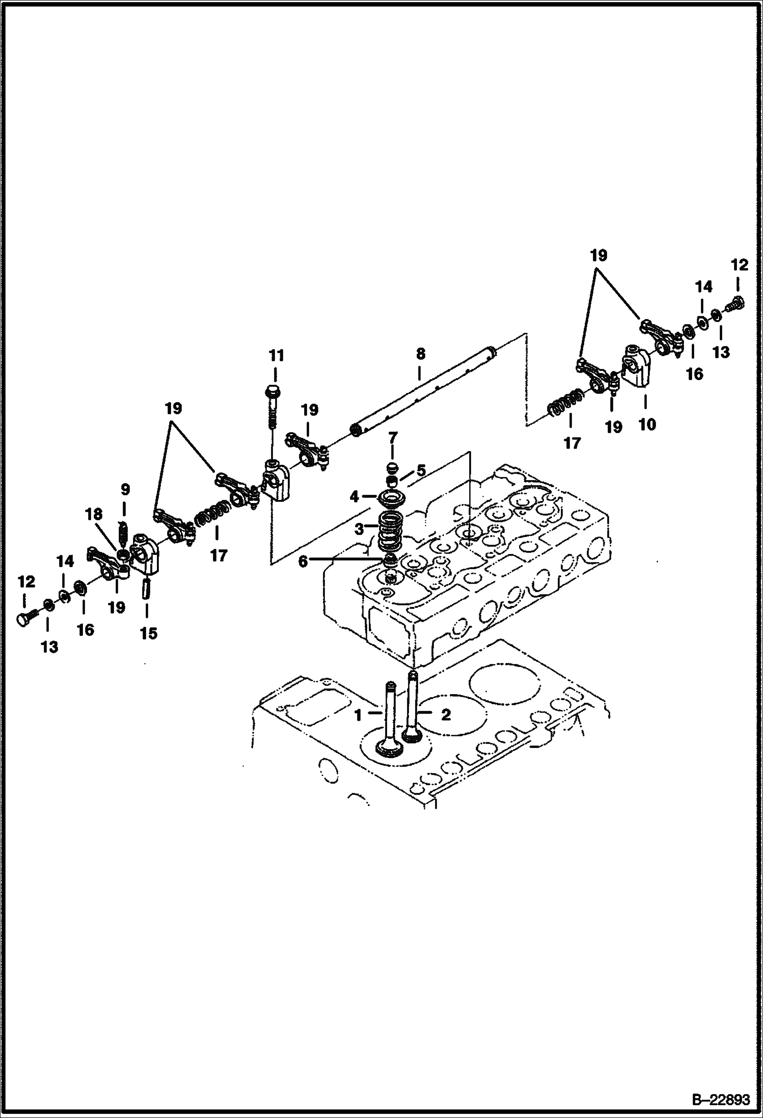 КЛАПАН И ПЛЕЧО КОРОМЫСЛА