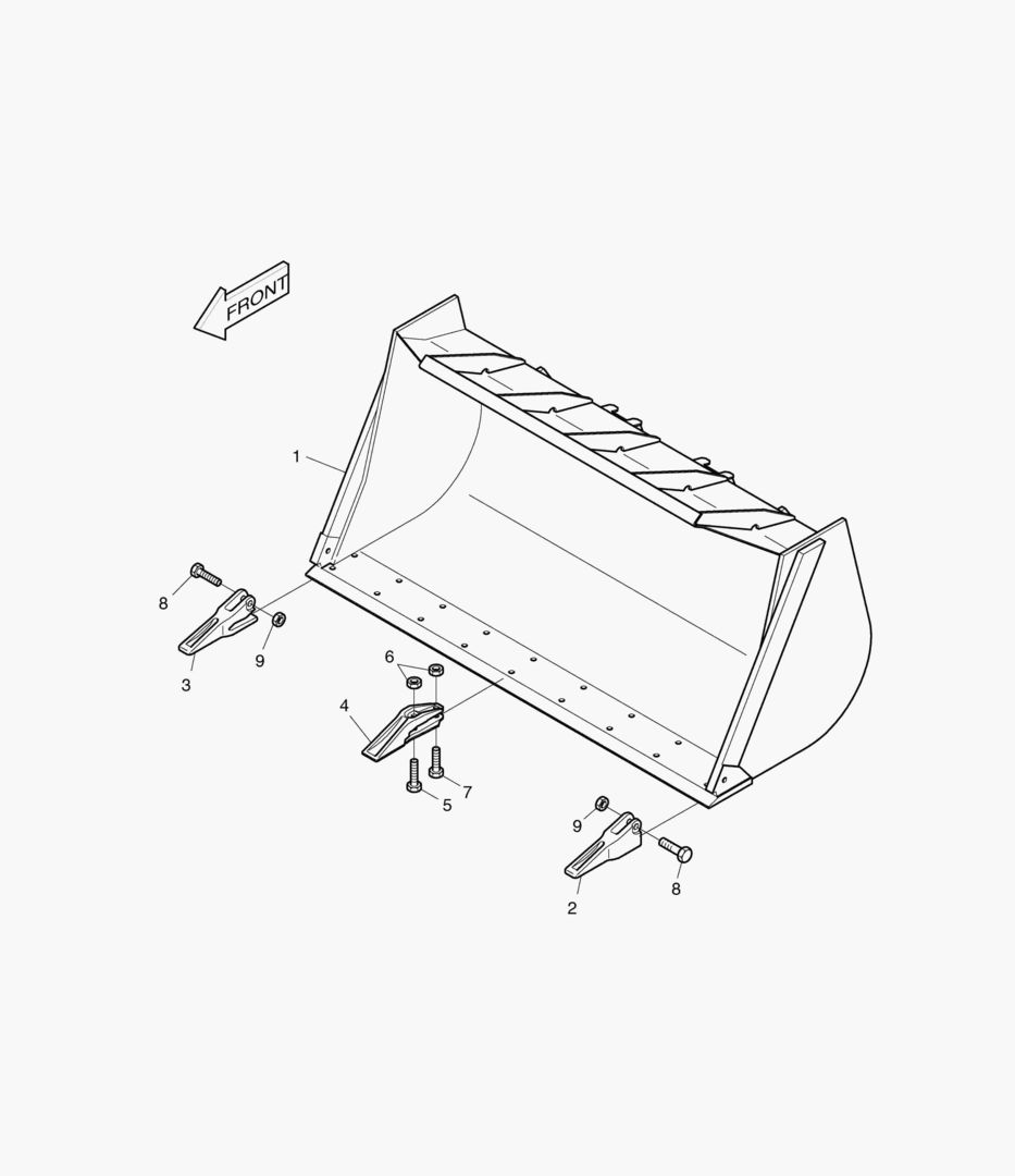 2140 BUCKET-3.9mВіSTD.-TOOTH [1001~1065]