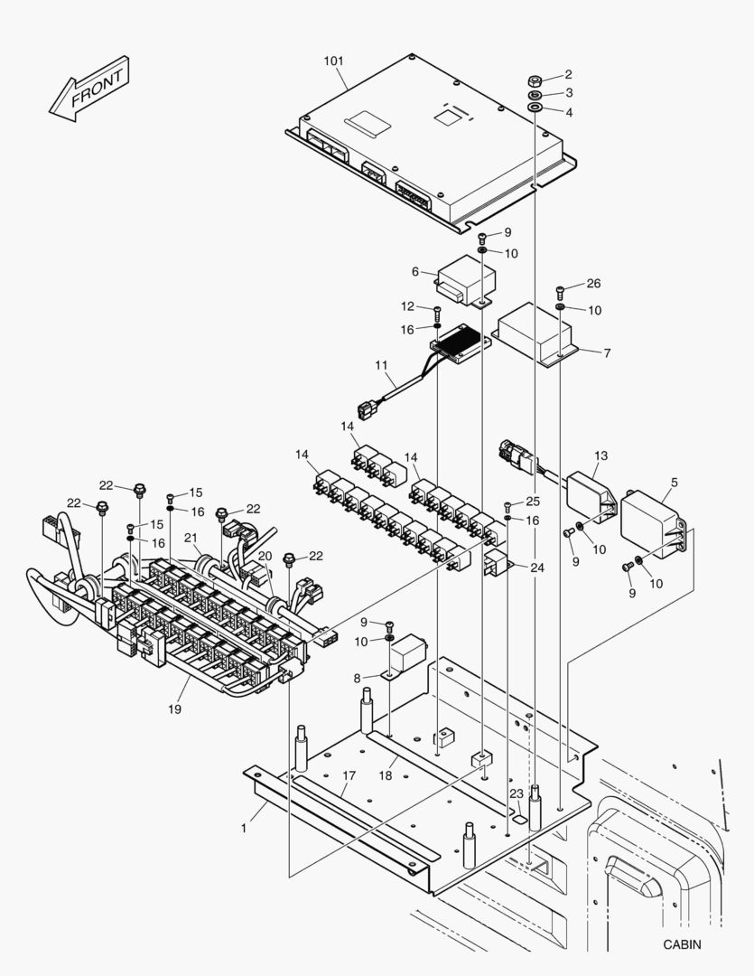 1830 ELECTRIC BOX ASS`Y [5001~5060]