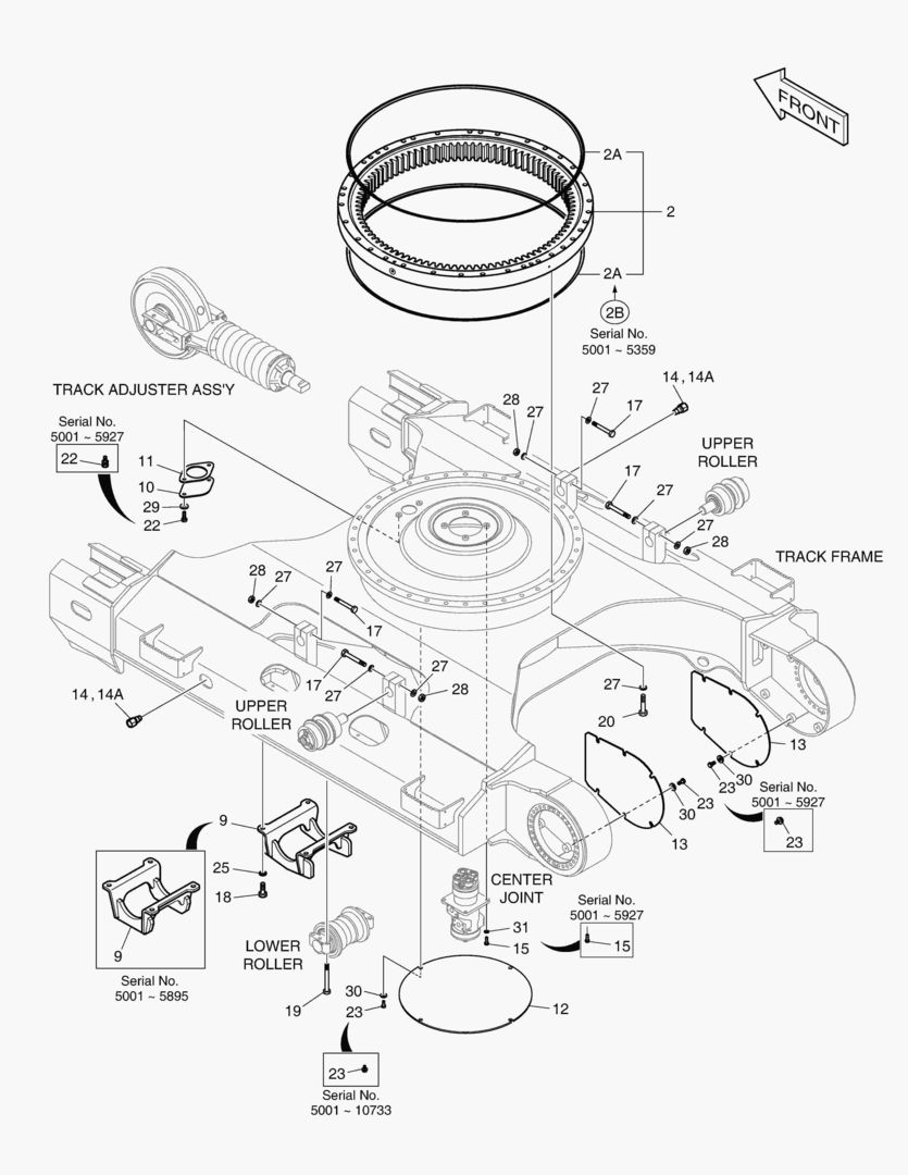 КОМПЛЕКТУЮЩИЕ ГУСЕНИЦЫ