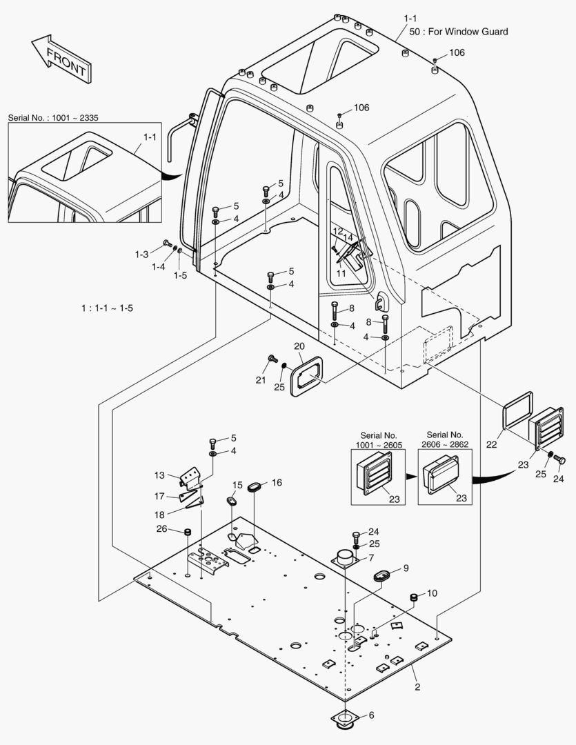 КАБИНА В СБОРЕ