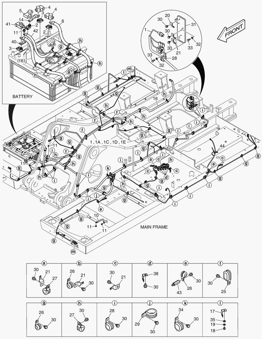Спецтехника 7912 ELECTRIC WIRING - ROPS [10921~] - главное фото