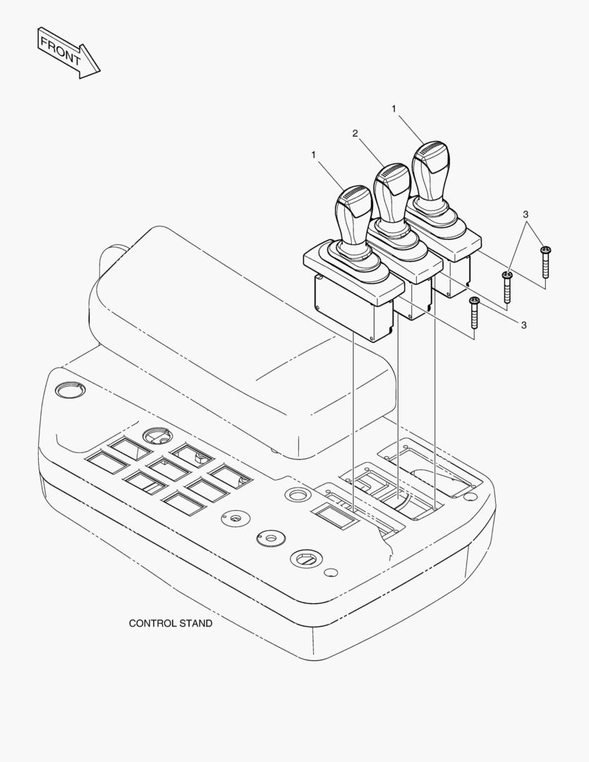 РЫЧАГ - 3 КАТУШКИ(ЭЛЕКТРИЧЕСКИЙ РЕГУЛИРУЮЩИЙ КЛАПАН)