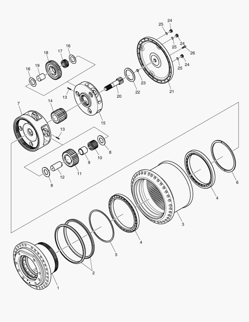 Схема ПОНИЖАЮЩАЯ ПЕРЕДАЧА ХОДА