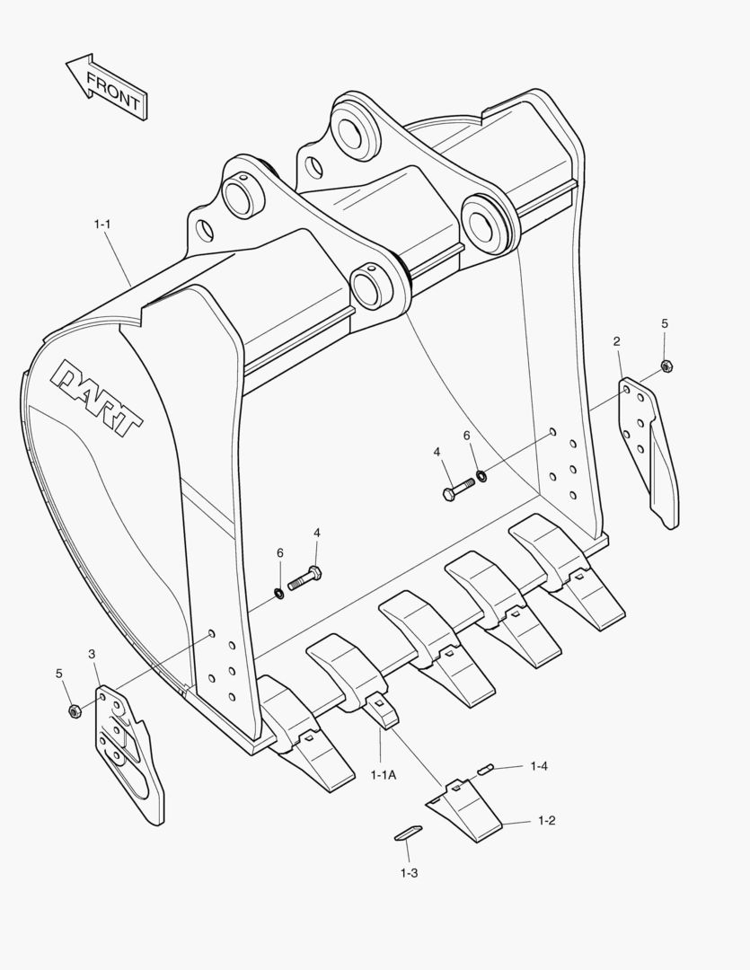 Спецтехника 6270 BUCKET-0.66гЋҐ(39`)-VERTICAL PIN - главное фото
