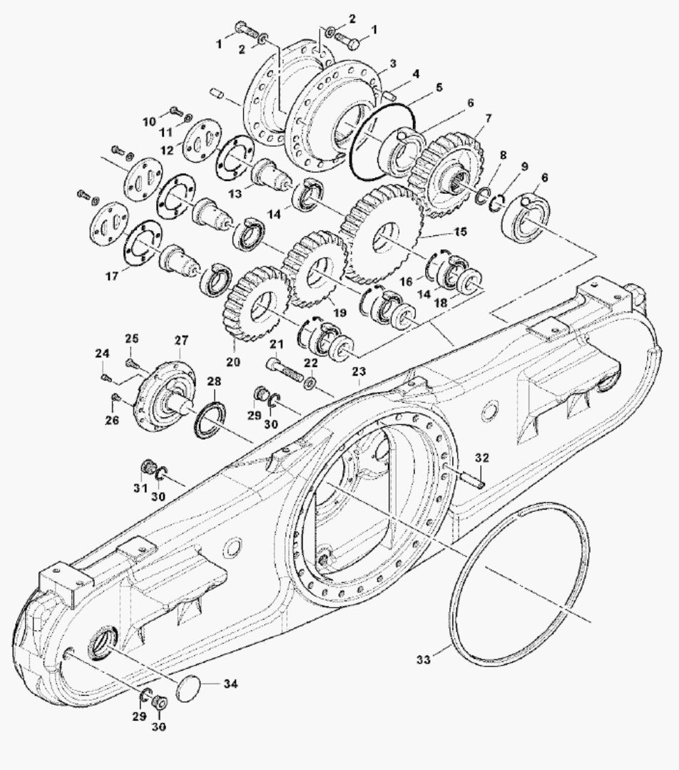G090-12 TANDEM HOUSING ASS`Y [~730067]
