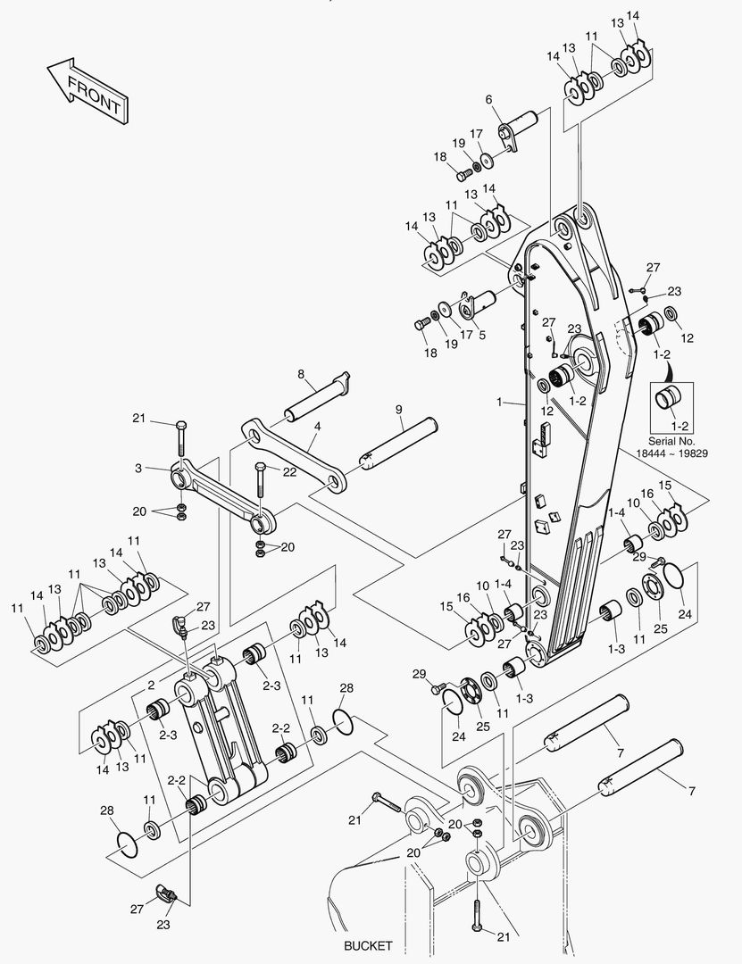 7100 ARM - 2.4m(HEAVY DUTY) [18444~]
