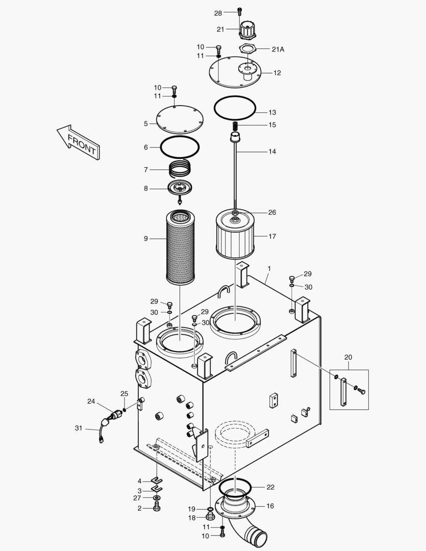 РЕЗЕРВУАР ДЛЯ МАСЛА