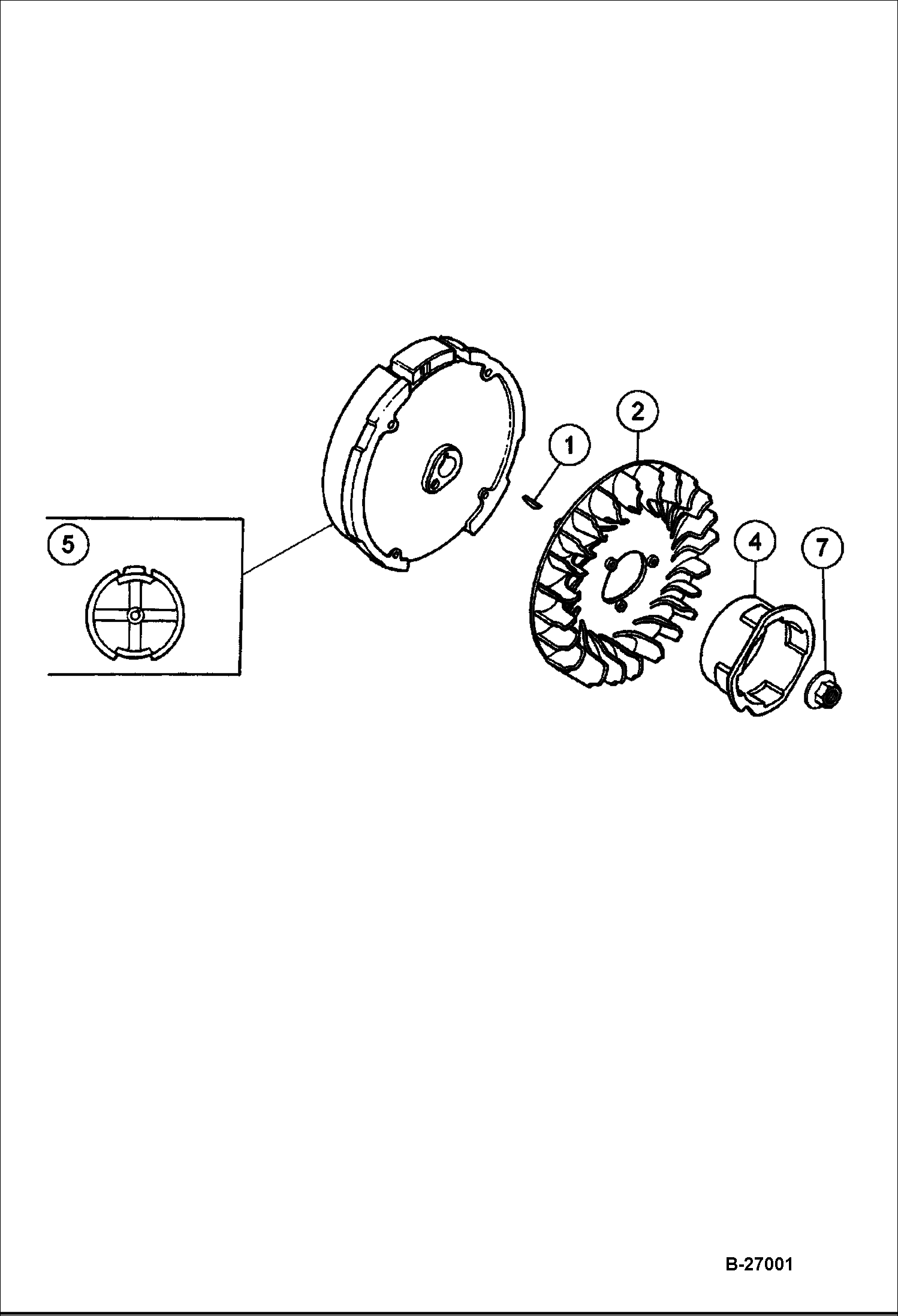 Схема ДВИГАТЕЛЬ (МАХОВИК) BC15