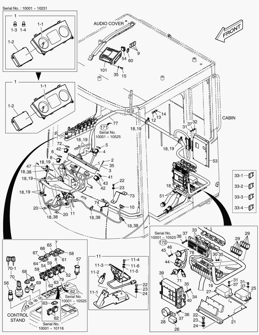 ЭЛЕКТРИЧЕСКИЕ ЗАПЧАСТИ - КАБИНА