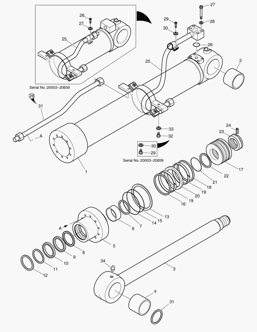 ЦИЛИНДР СТРЕЛЫ