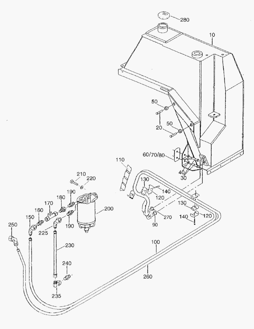 Схема G060-2 FUEL OIL TANK