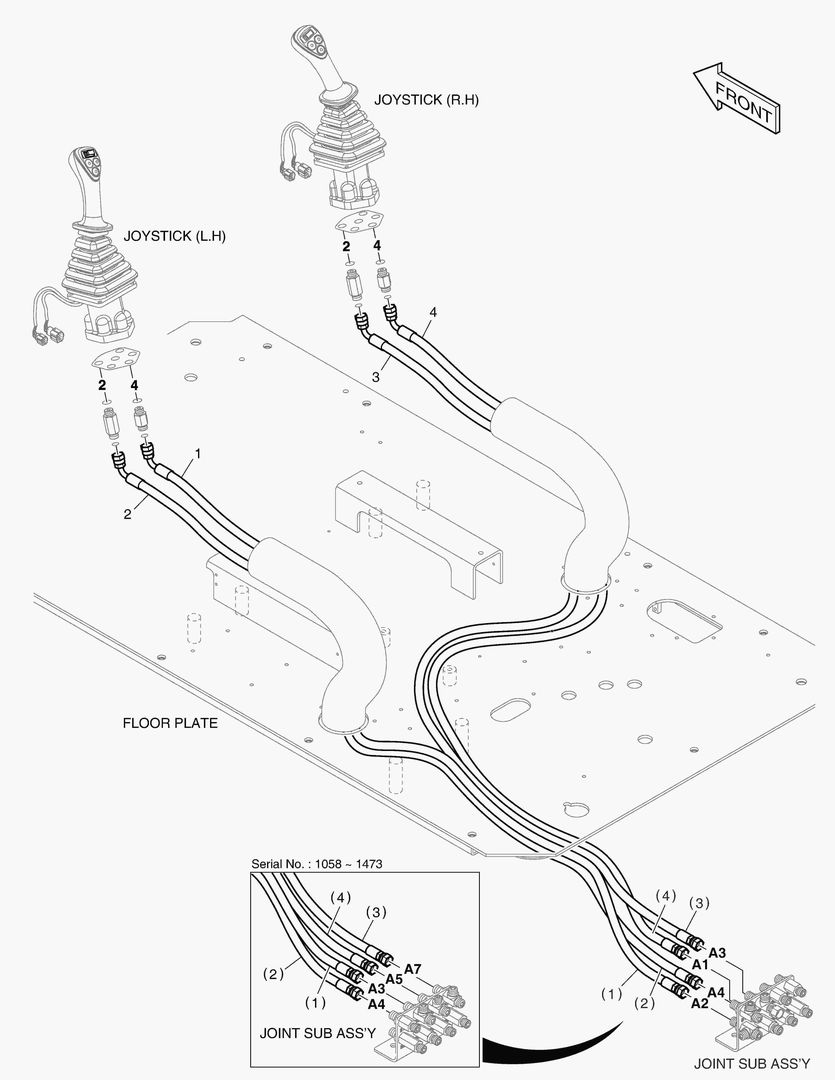 Схема ТРУБОПРОВОД СЕРВОУПРАВЛЕНИЯ(9)