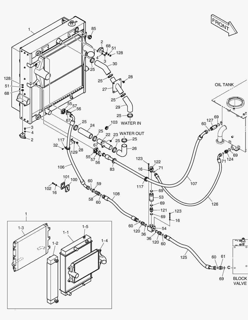 ТУБОПРОВОД МАСЛЯНОГО РАДИАТОРА(1)