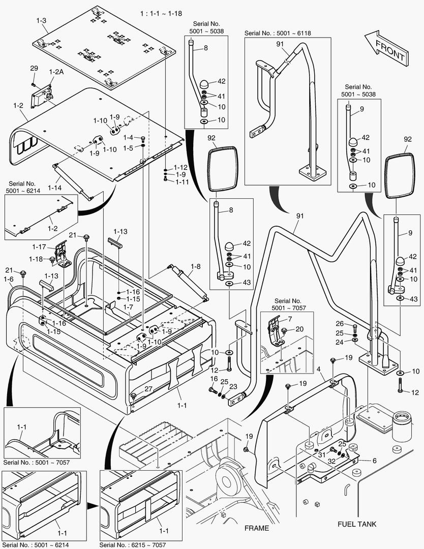 1610 BATTERY COVER [5001~7128]