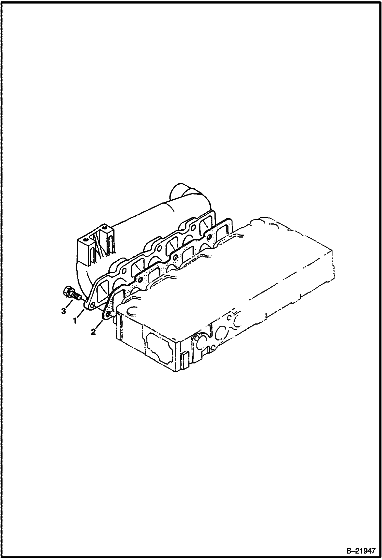 ВПУСКНОЙ КОЛЛЕКТОР (TIER I) (СЕРИЙНЫЙ НОМЕР 5727 11001 И ВЫШЕ)