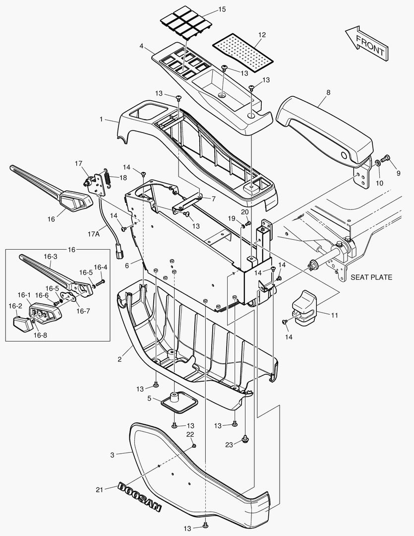 ПУЛЬТ УПРАВЛЕНИЯ - ЛЕВОСТОРОННИЙ