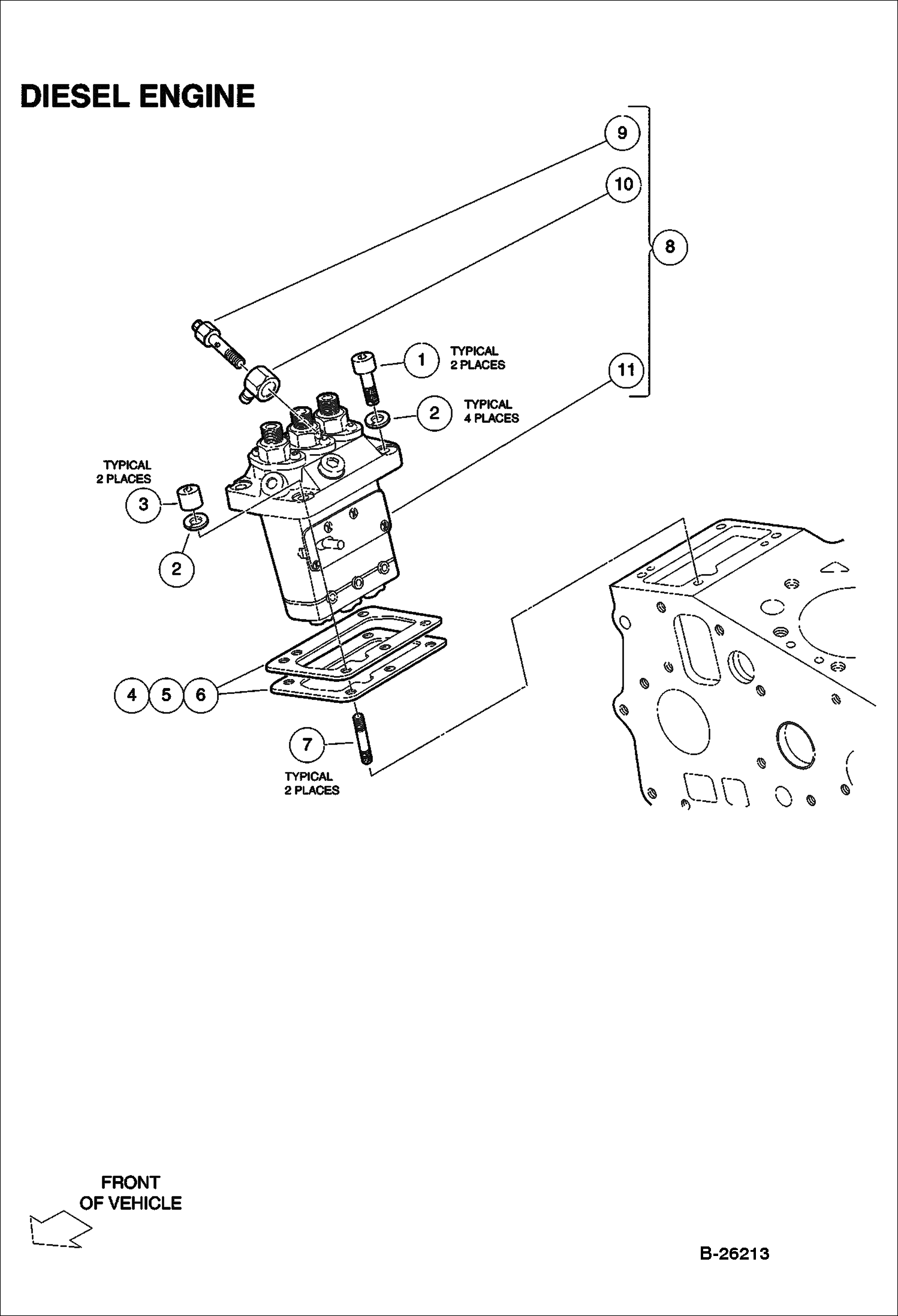 НАСОС ВПРЫСКА ДИЗЕЛЬ