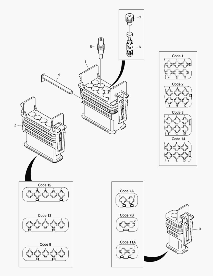 КОРПУС КОНТАКТА - ECU