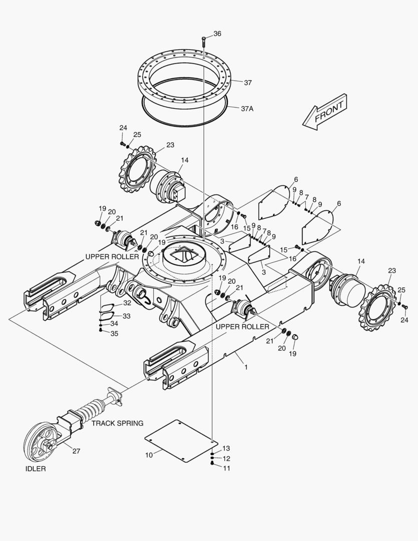 РАМА ГУСЕНИЦЫ