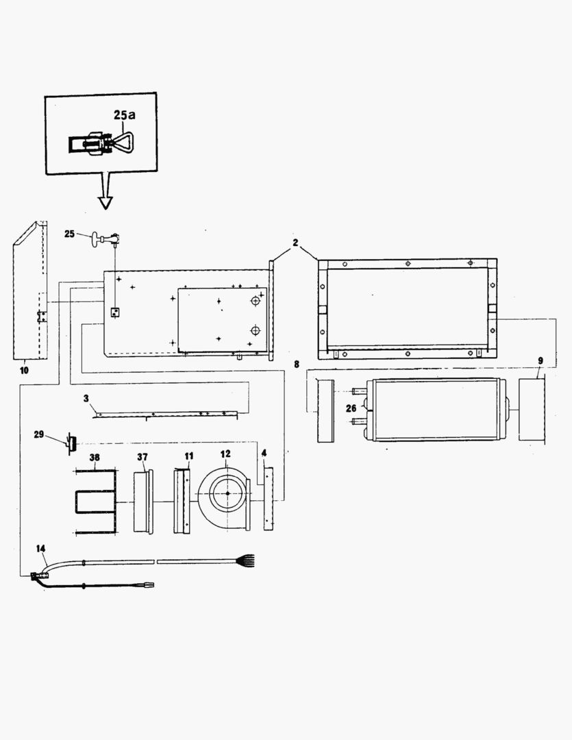 Схема G076-7 AIR HEATING UNIT