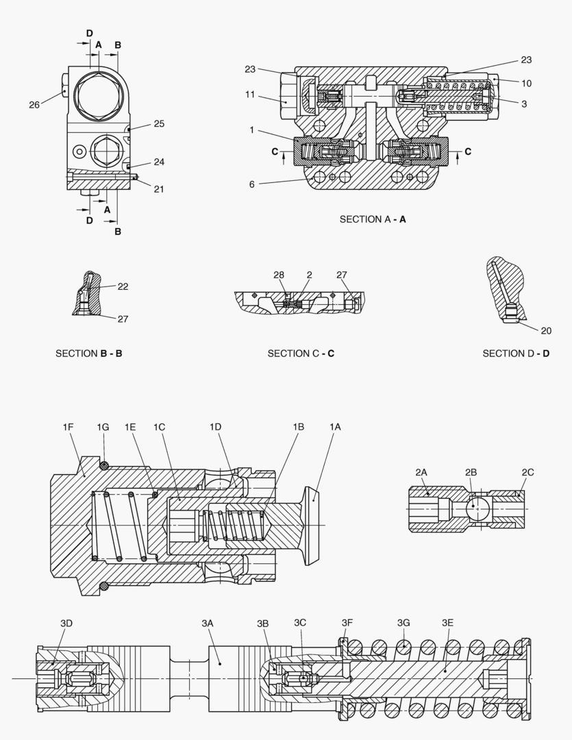Спецтехника 4261 COUNTER BALANCE VALVE-TRAVEL MOTOR [1449~] - главное фото