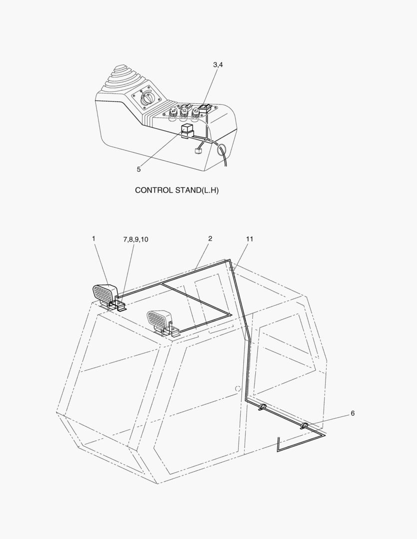 ЛАМПА В КАБИНЕ