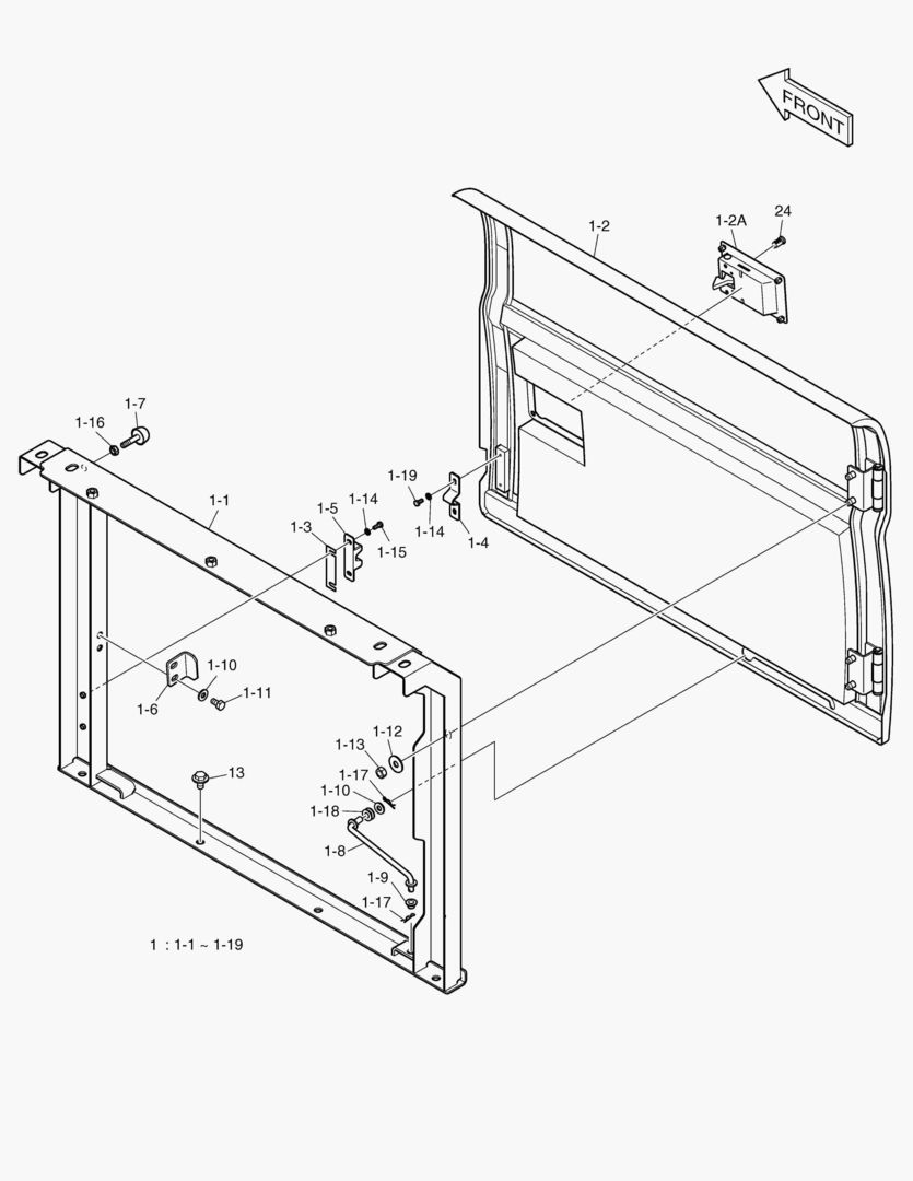 БОКОВАЯ ДВЕРЬ - ПРАВОСТОРОННИЙ