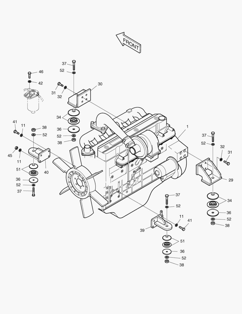 МОНТАЖ ДВИГАТЕЛЯ
