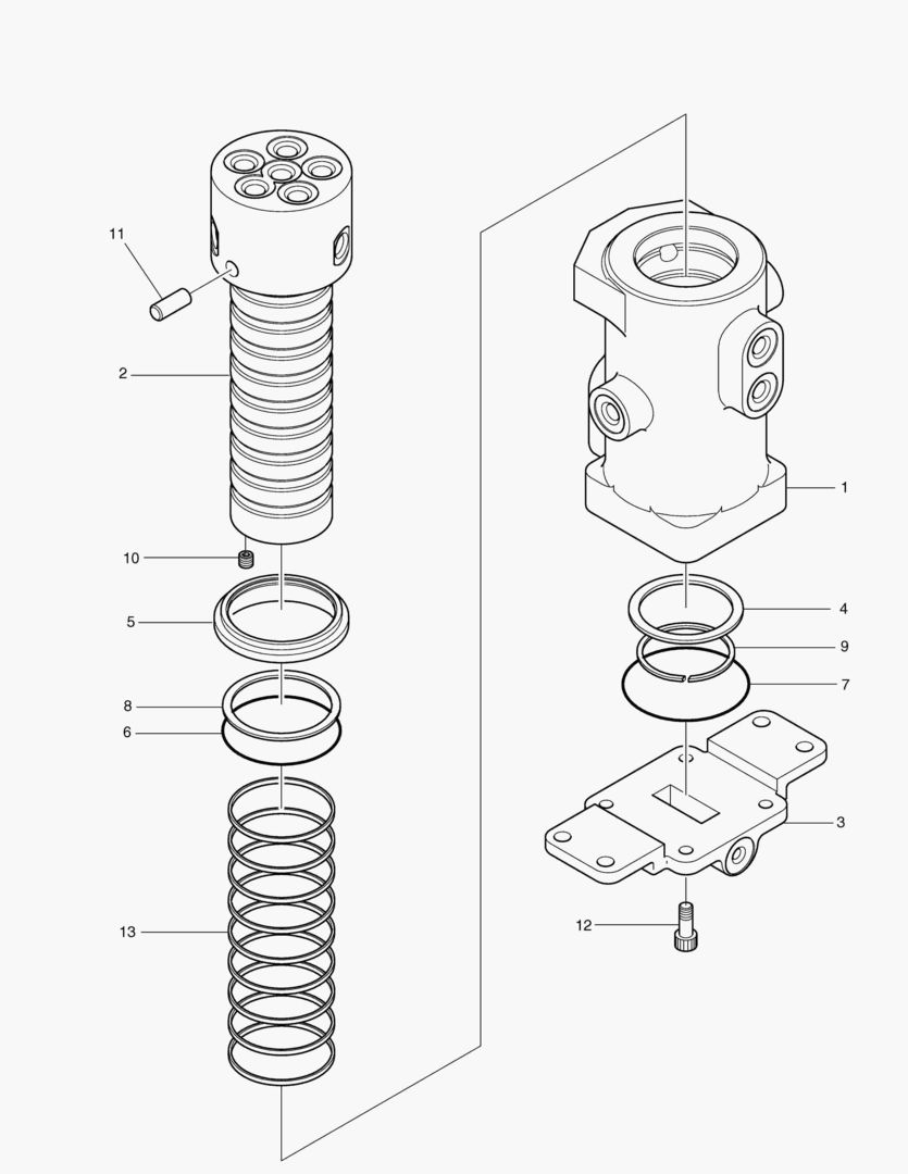 ЦЕНТРАЛЬНОЕ СОЕДИНЕНИЕ - РЕГУЛИРУЕМАЯ ГУСЕНИЦА