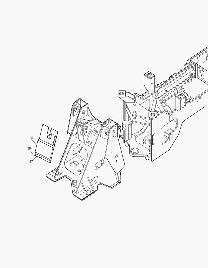 1105 END COVER FOR THE FRAME