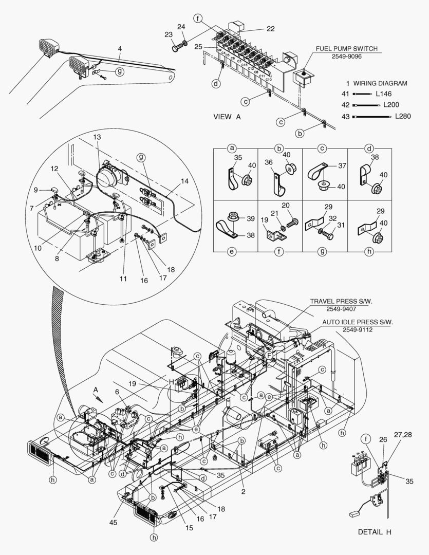 ЭЛЕКТРОПРОВОДКА(1)-СОПРЯЖЕННЫЕ ДЕТАЛИ