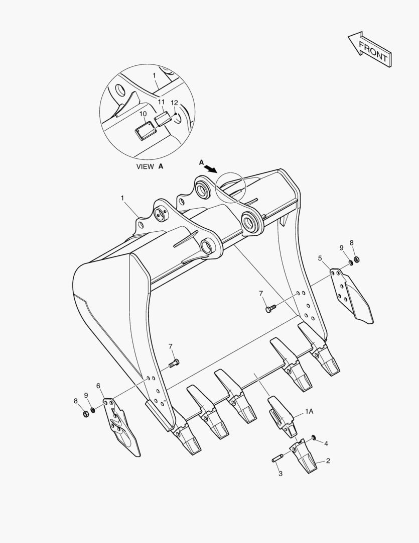 6890 BUCKET ASS`Y - 1.40mВі