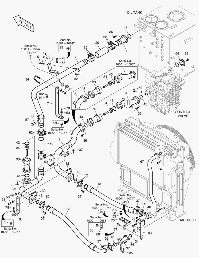 ТУБОПРОВОД МАСЛЯНОГО РАДИАТОРА(2)