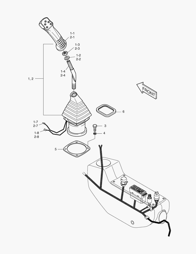 Спецтехника 6280 REMOCON VALVE MOUNT-5 SWITCH [1110~]