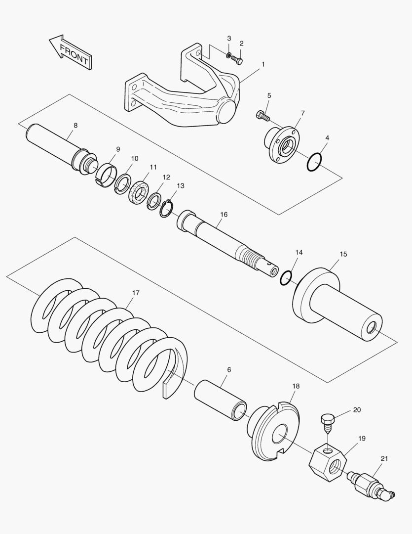 ПРУЖИНЫ ГУСЕНИЦЫ