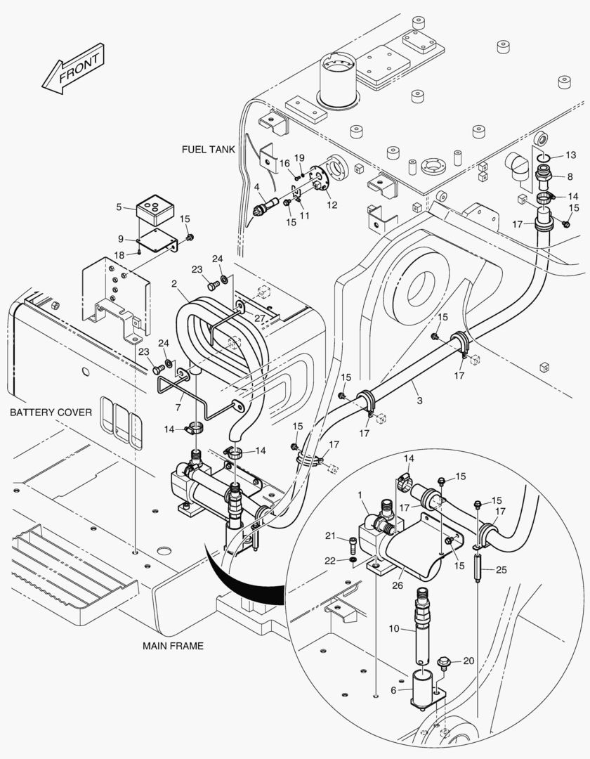 6130 FUEL FILLER PUMP