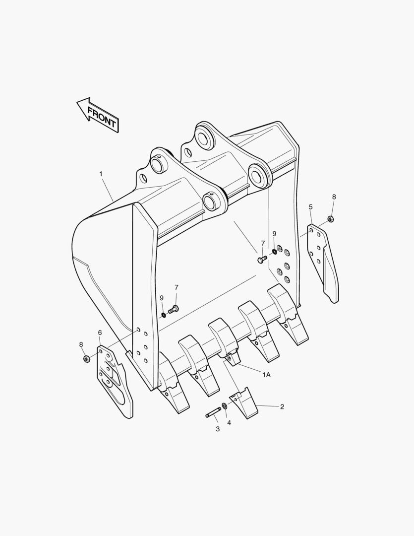 Спецтехника 7190 BUCKET-1.05mВі