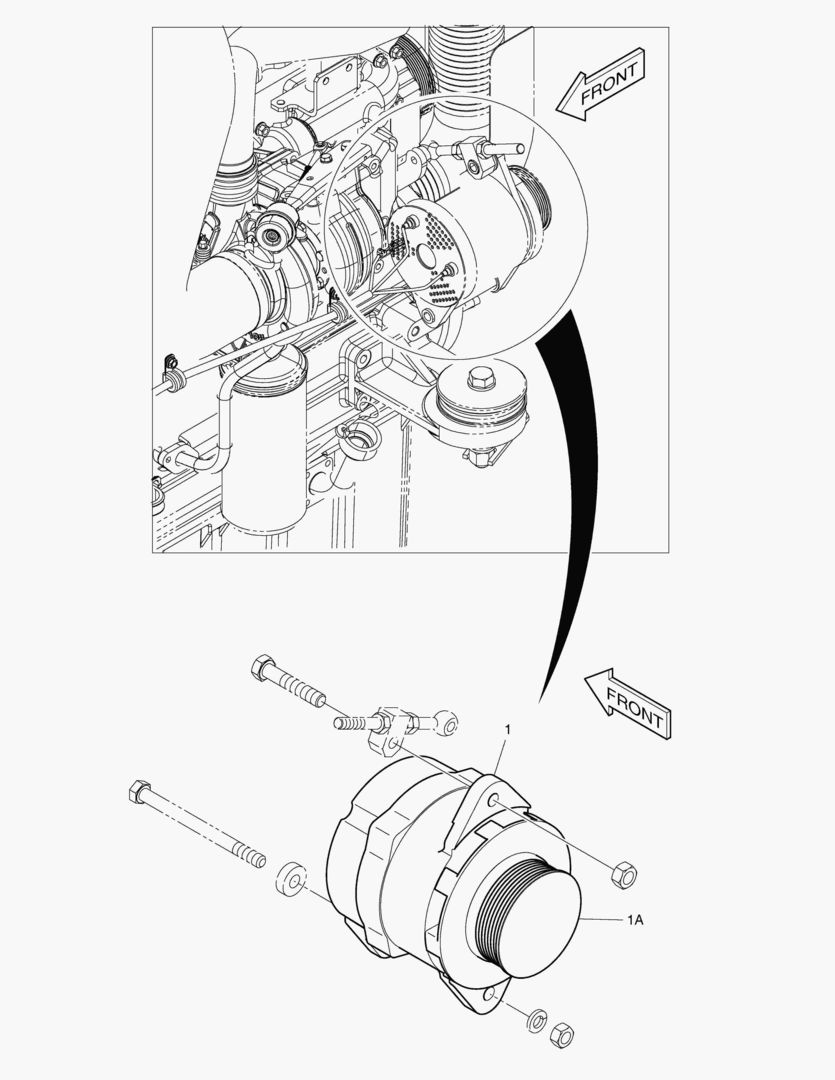 ГЕНЕРАТОР ПЕРЕМЕННОГО ТОКА - 80A
